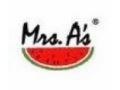 Mrs. A's 15% Off Coupon Codes May 2024