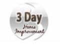 3 Day Home Improvements Coupon Codes July 2025