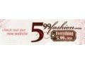 599 Fashion Coupon Codes September 2023