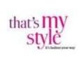 That's My Style 15% Off Coupon Codes May 2024