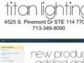 Titanlightinghouston Coupon Codes April 2024